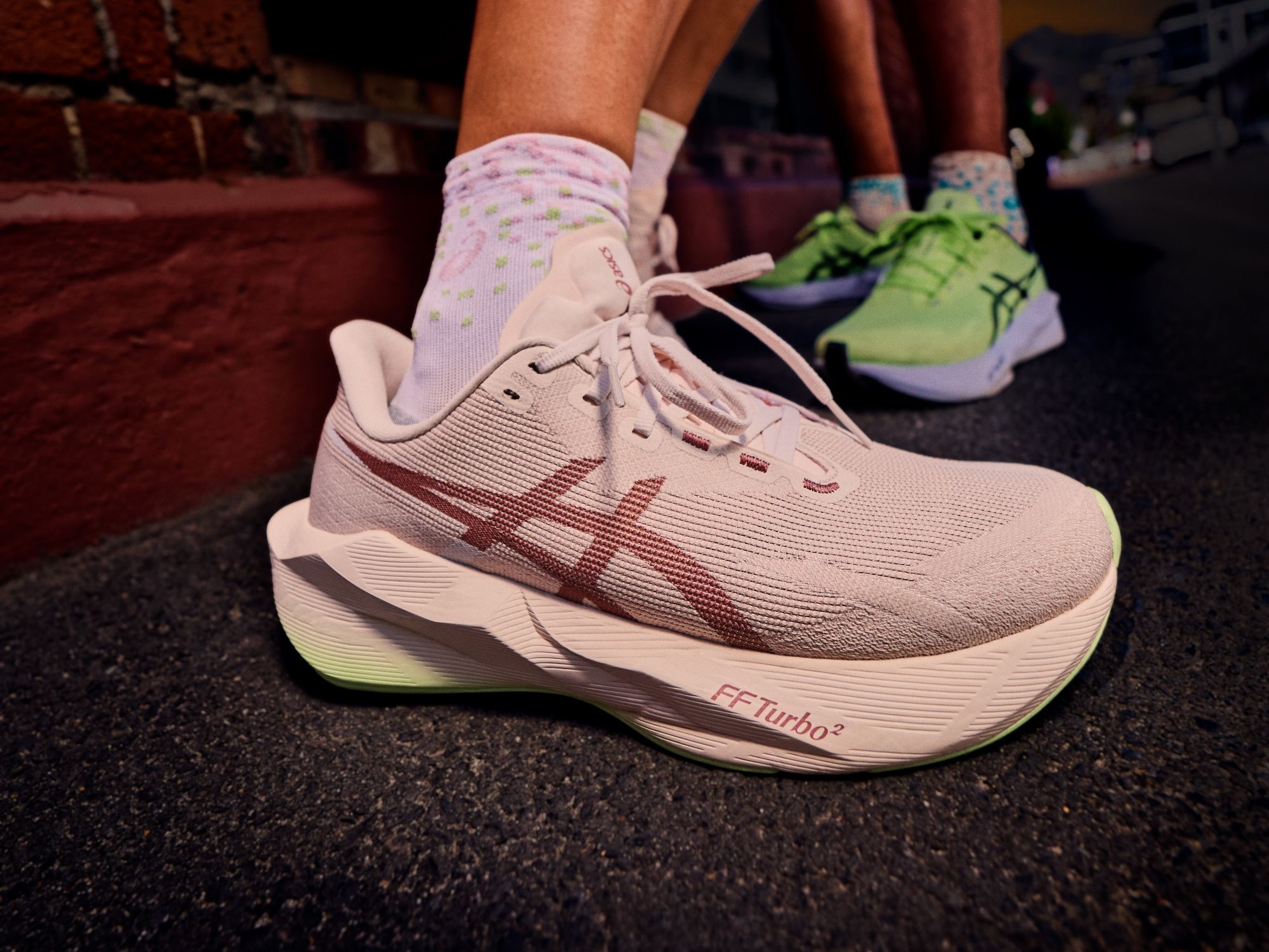 Détail de la semelle Asics Novablast 6